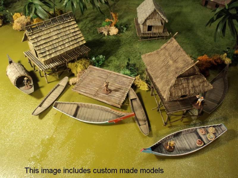 Straw Vietnam House 1:56 (28mm)
