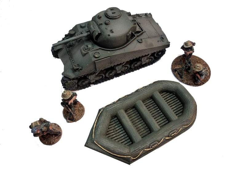 LCR (L) Inflatable landing craft 1:56 (28mm)