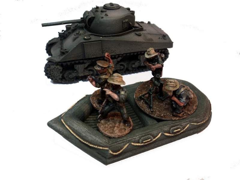 LCR (L) Inflatable landing craft 1:56 (28mm)