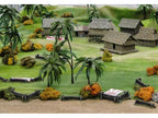 Coconut-logs defense barricade, set of two 1:56 (28mm)