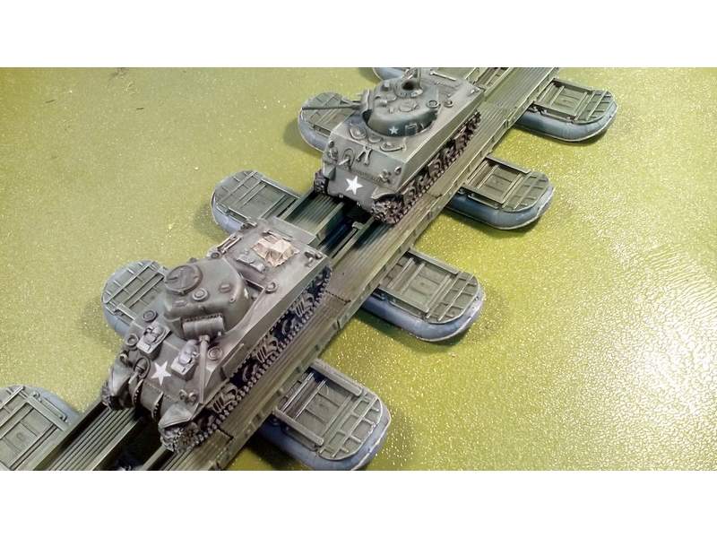 US M2 Inflatable Pontoon Bridge 28mm (1:56)