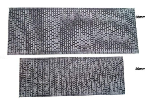 Cobblestone road – straight section  20mm 1:72 scale -small