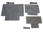Cobblestone road – 3 way junction, 20mm 1:72 scale