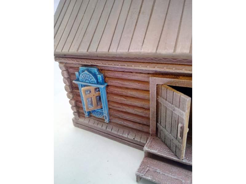 Russian traditional house 1:56 (28mm)