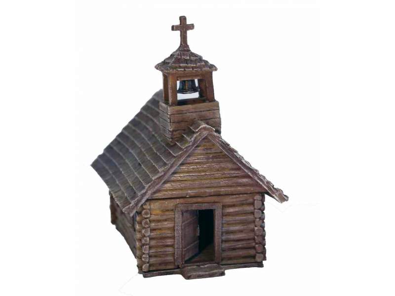 French Indian War Log Church 1:56 (28mm)
