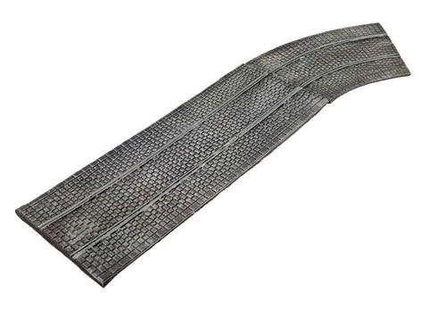 Cobblestone road with tram tracks – straight section  28mm 1:56 scale