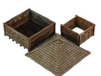 French Indian War Two Storey Log Blockhouse 1:56 (28mm)