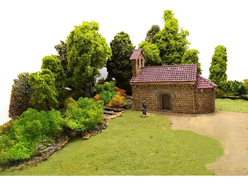 GRASSY modular terrain unit, 28mm 1:56 scale