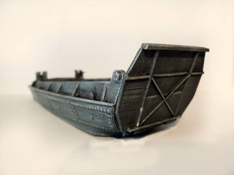 LCVP Higgins (Late armored version) US landing craft 1:56 (28mm)