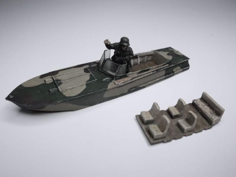 WWI PG-117 Soviet Assault Boat 1:56 (28mm)