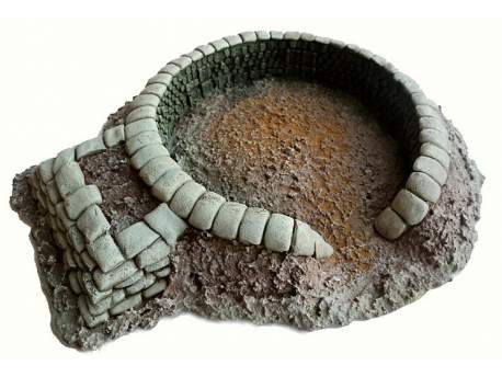 Firebase howitzer emplacement 1:56 (28mm)