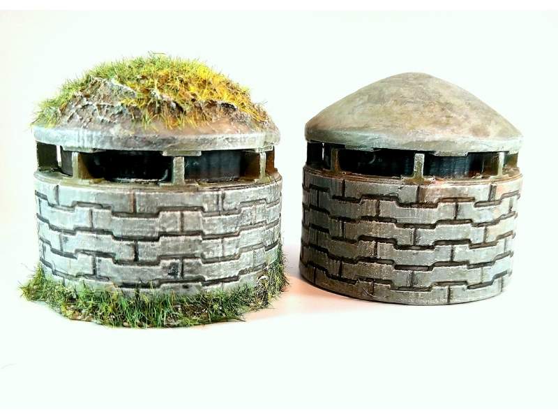 British MOIR Pillbox, 28mm (1:56)