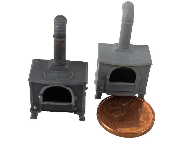 Wood stove 28mm (1/56)